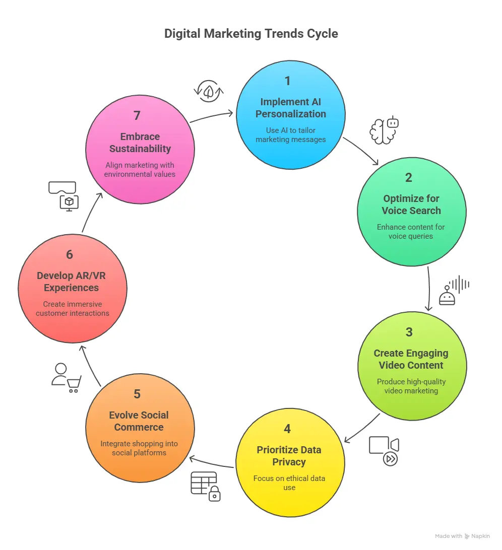 Digital marketing trend cycle